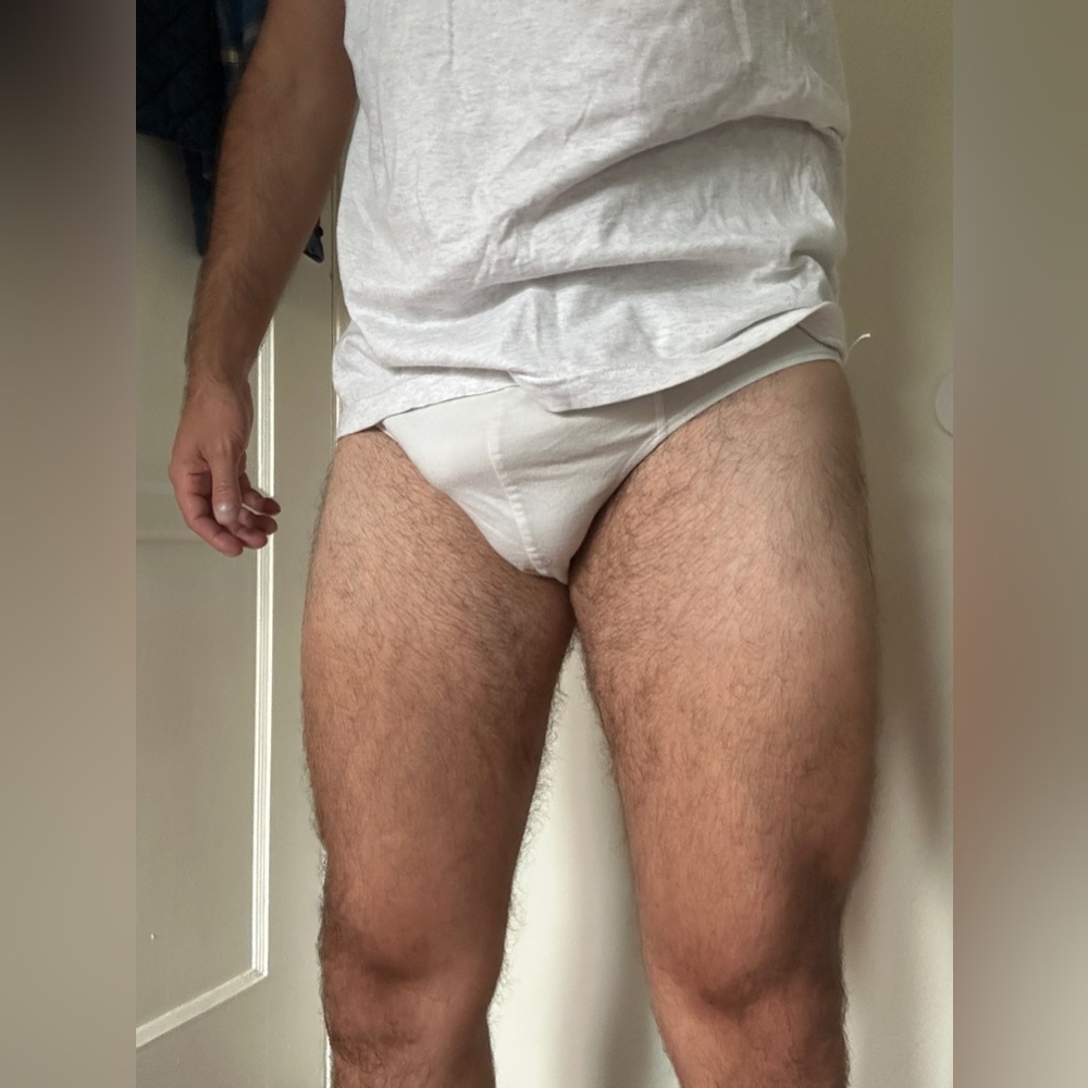 Jockey Classic Briefs Soft Cotton Comfort (Medium, white)
